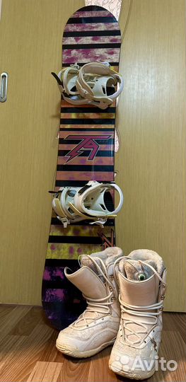 Сноуборд technine 144 полный комплект
