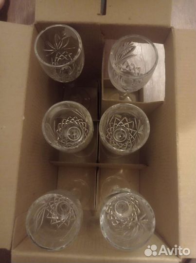 Рюмки хрусталь