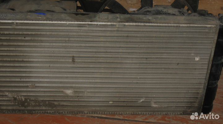 Радиатор с 2 электро вентиляторами нива шевралье