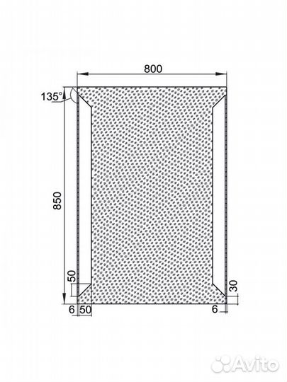 Зеркало Aquanet Сорренто 8085 LED