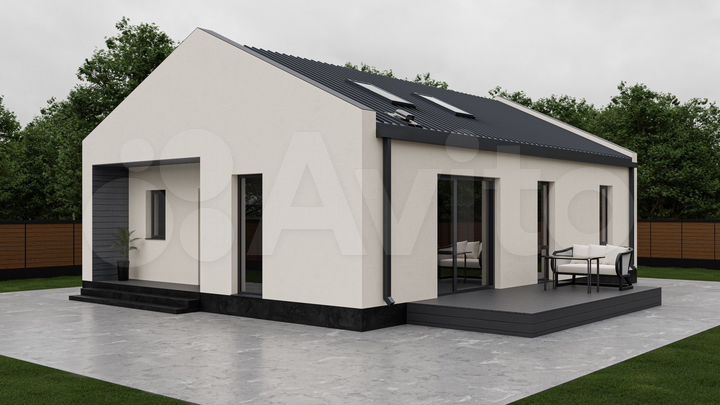 Дом 100 м² на участке 3,5 сот.