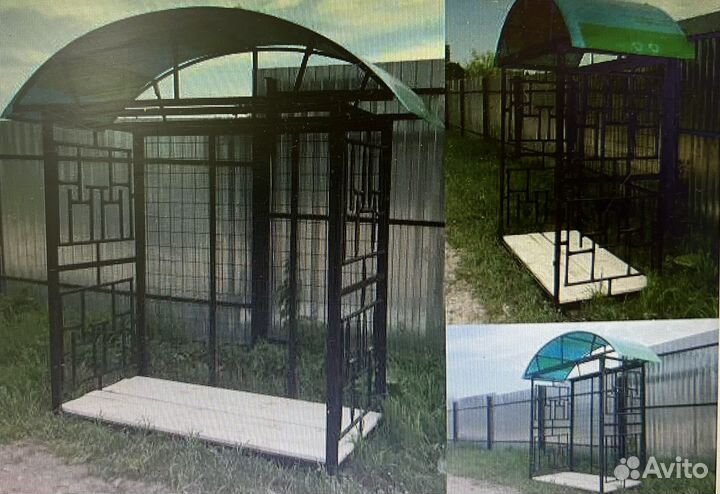 Дровница уличная