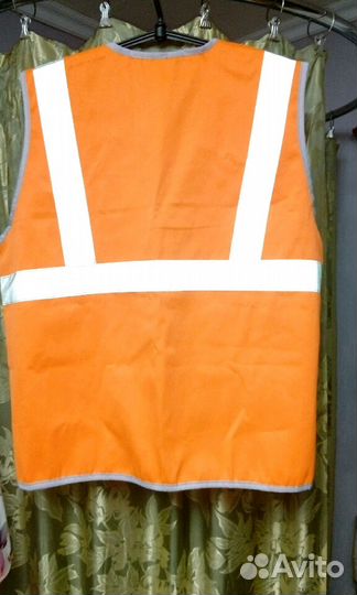 Жилет рабочий, сигнальный