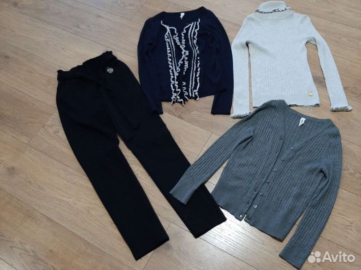 Вещи пакетом на девочку р.140 acoola к школе