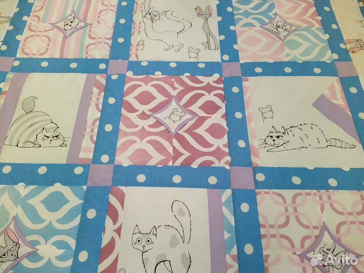 Детское лоскутное одеяло 