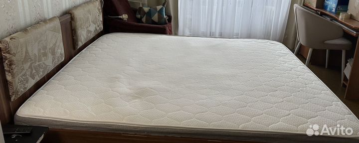 Кровать и матрас 160х200 аскона бу