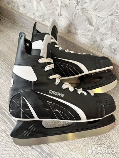 Хоккейные коньки crown,р—45