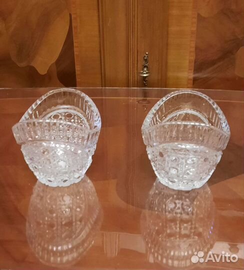 Хрустальные вазочки