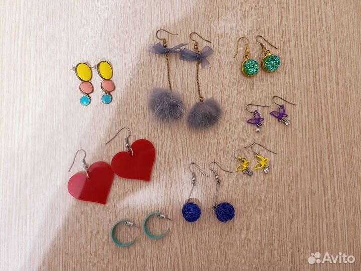 Серьги набором