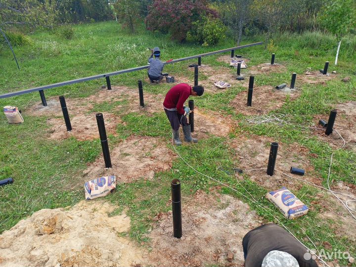 Винтовые сваи с монтажом и доставкой