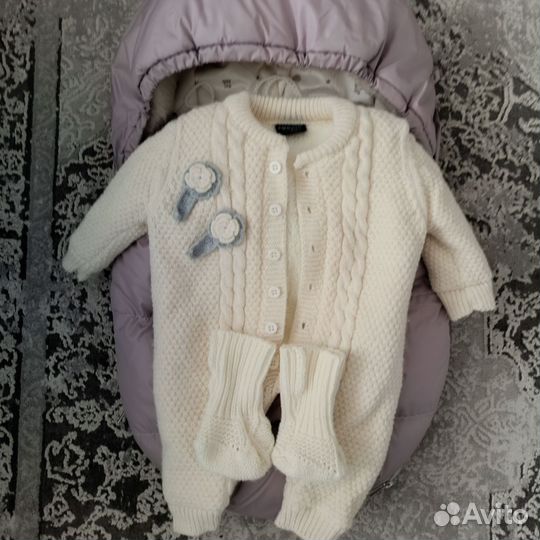 Конверт на выписку для девочки зима