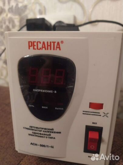 Стабилизатор напряжения ресанта асн-500/1-Ц