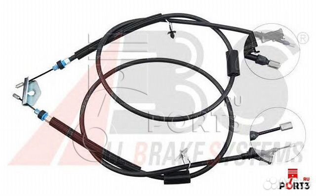 Трос ручного тормоза на Форд Фокус 2