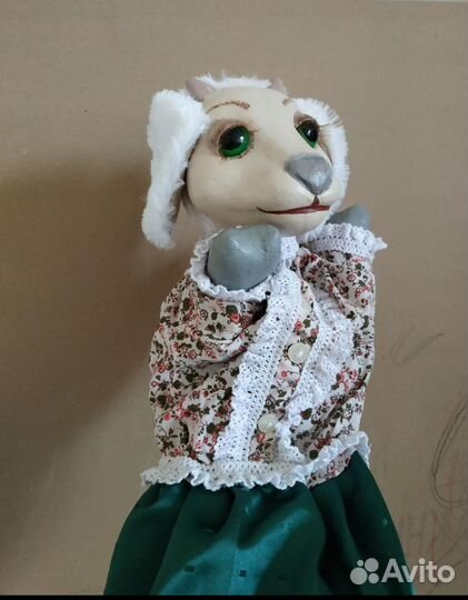 Кукла козочки для коллекции и театра