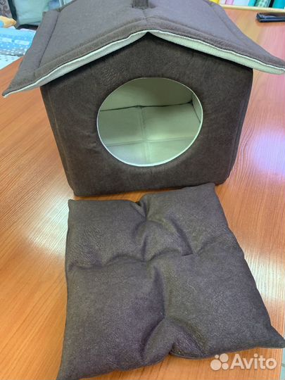 Домик для кошки или собачек из велюра