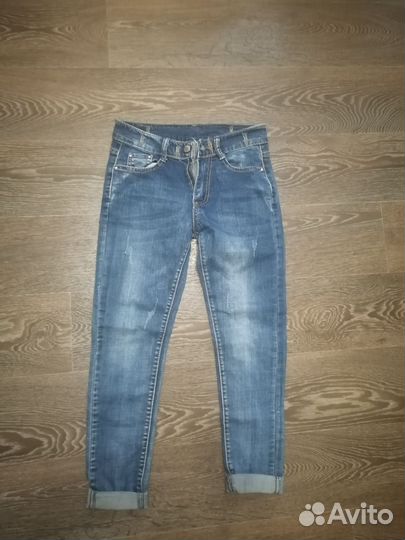 Джинсовый комбинезон для девочки