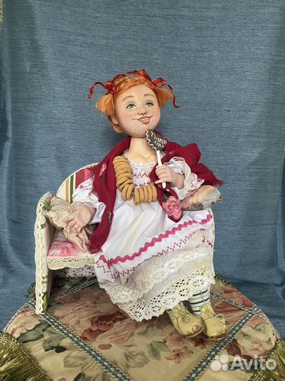 Интерьерная кукла ручной работы