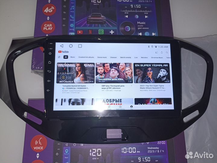 Магнитола android 9 дюйм 4\64 с переходной рамкой