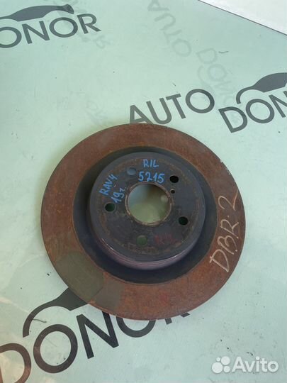 Задний тормозной диск toyota rav 4 xa50