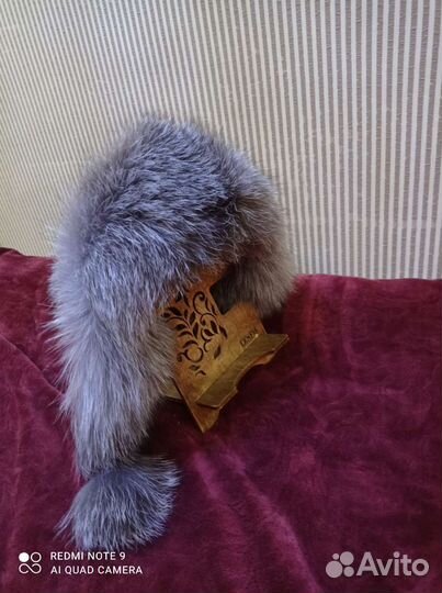 Шапка ушанка натуральный мех женская