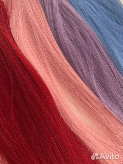 Наращивание цветных прядей деткам и взрослым