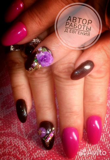 Маникюр, Шиллак, Наращивание ногтей (акрил,гель)