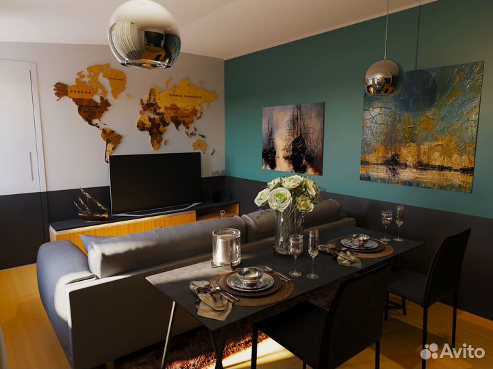 3d визуализация интерьера