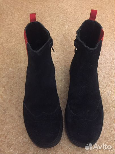 Ботинки челси женские замшевые 37