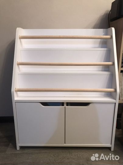 Детская напольная полка для книг и игрушек