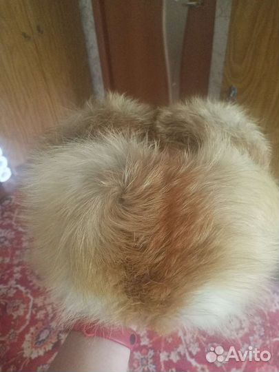 Шапка лисья мужская