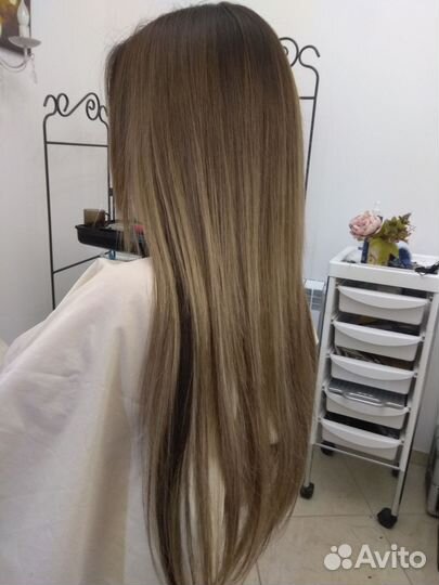 Окрашивание волос стрижка