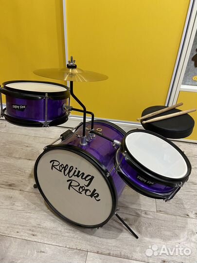 Барабанная установка детская Rolling Rock