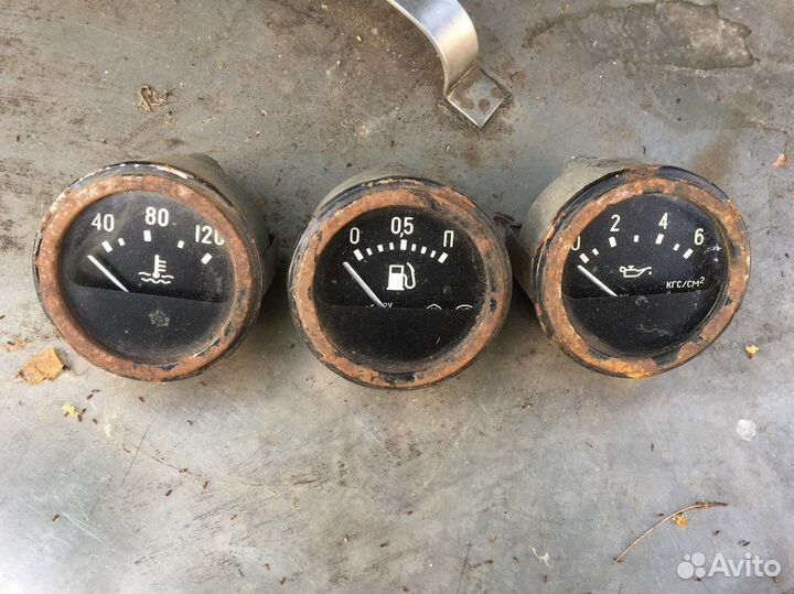 Указатели газ