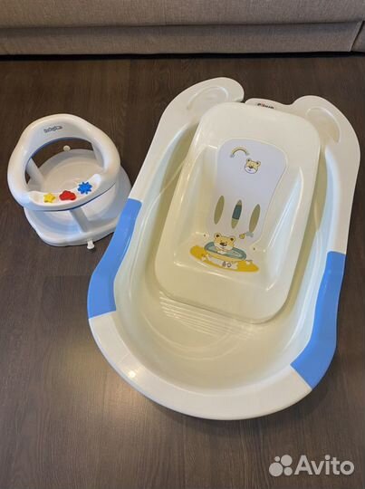 Ванночка для купания с горкой