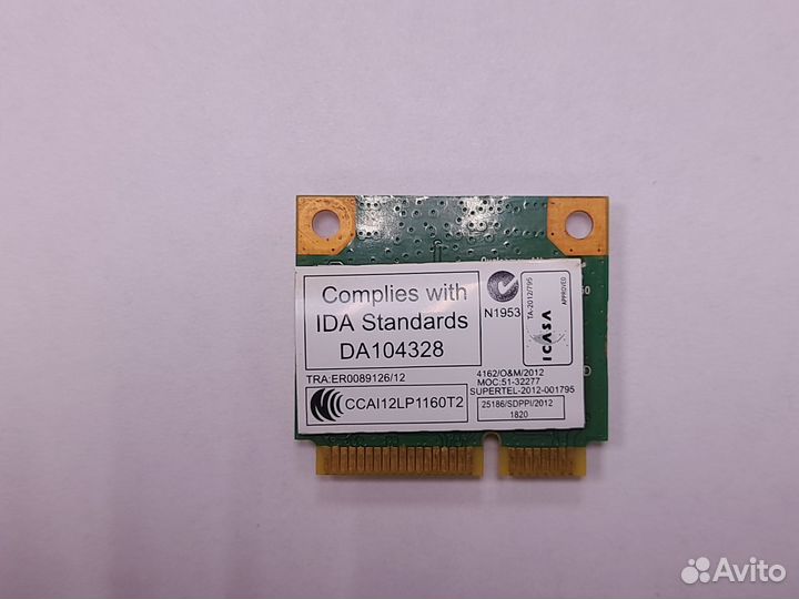 Wi-fi адаптер anatel qcwb335