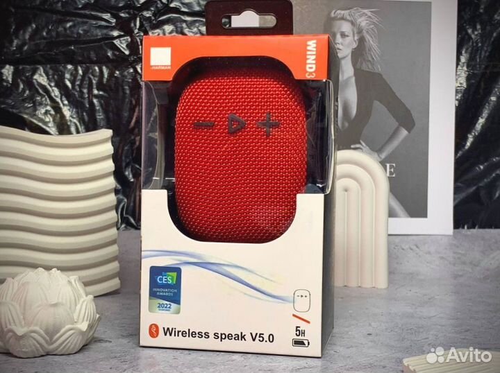 Колонка Jbl Wind красная