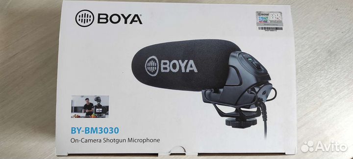 Накамерный микрофон-пушка Boya BY-BM3030