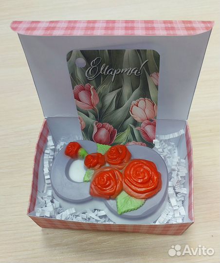 Мыло ручной работы к 8 марта