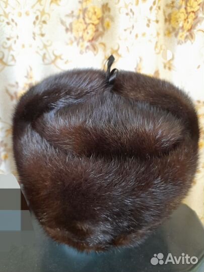 Норковая шапка мужская кепка