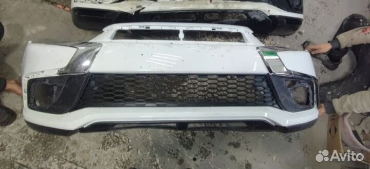 Бампер mitsubishi asx 1 рестайлинг