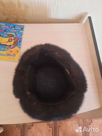 Норковая шапка мужская