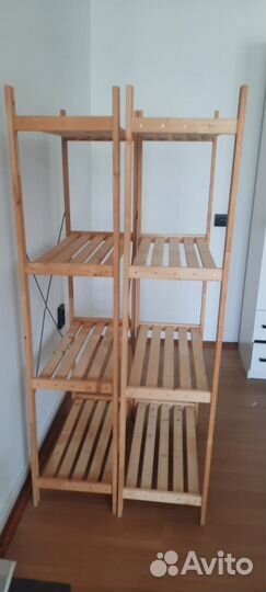 Стеллажи деревянные