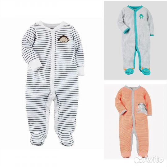 Слип 3шт. Carter's на 6м