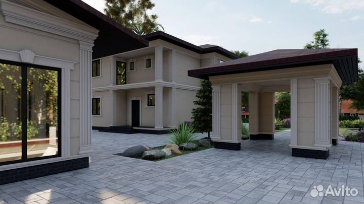 Фасадный декор. Подкровельные карнизы