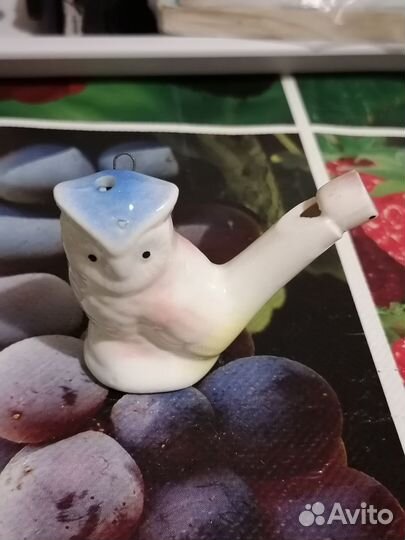 Свистулька керамическая совушка