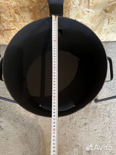 Печь для казана с дымоходом