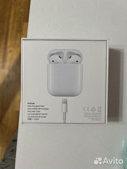 Беспроводные наушники apple airpods 2