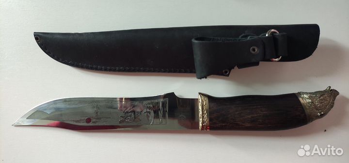Знаменитый Павловский Нож с ножнами и гравировкой