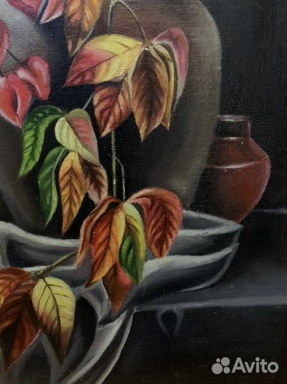 Картина маслом на холсте. Натюрморт