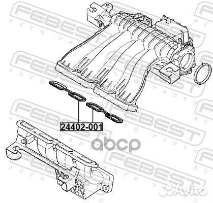 Прокладка впускного коллектора 24402001 Febest